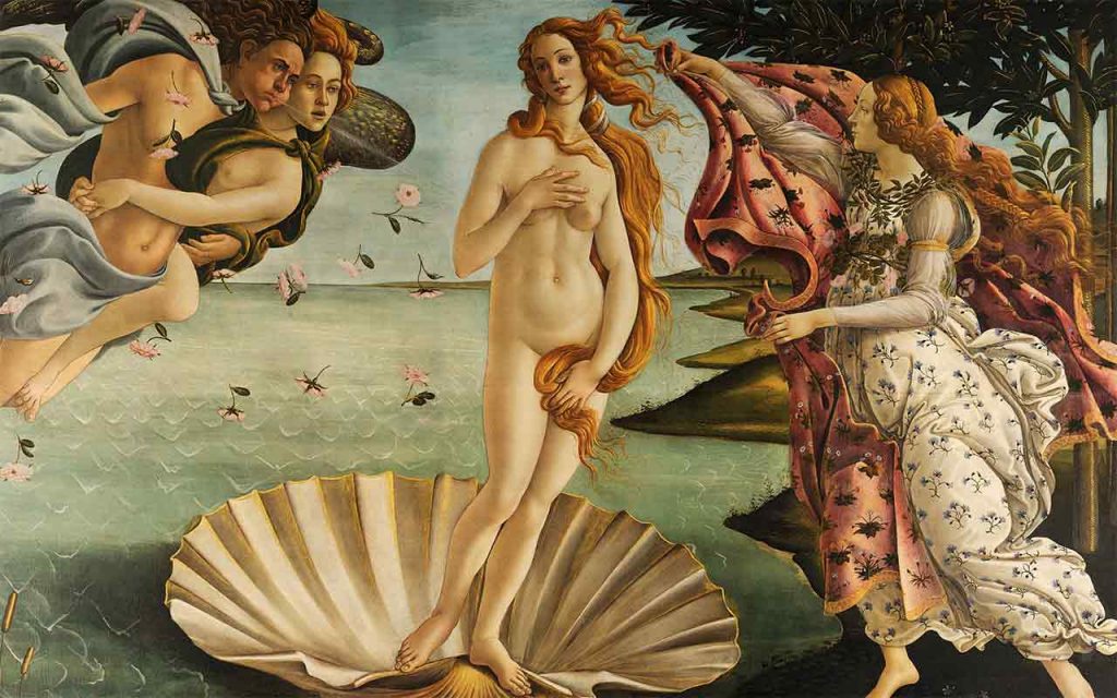 Image of Botticelli's The Birth of Venus used in a blog post about 30 years of Adobe Illustrator by QPS Print