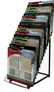 Image of Tile sample boards used in a blog post by QPS Print Limited